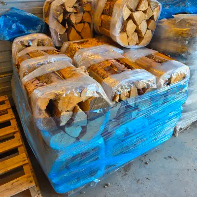 1.5 cubic ft birch firewood bundle available for $20.00 each. This is a convenient pickup option for...