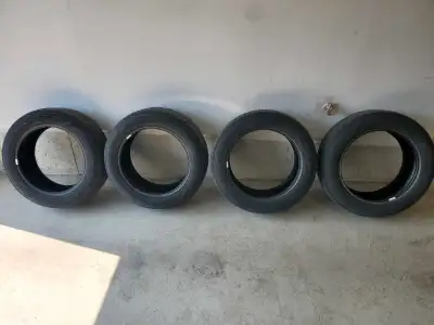 For sale. Set of four (4) Goodyear Assurance FuelMax tires. No patches, no plugs, no damage, perfect...