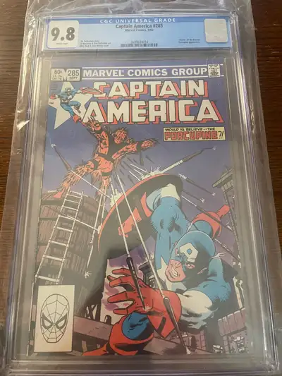 Captain America #285 cgc 9.8, View more