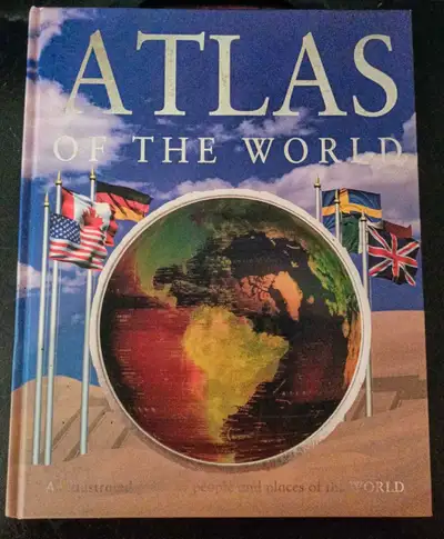 Atlas of the world - great detailed education book, View more