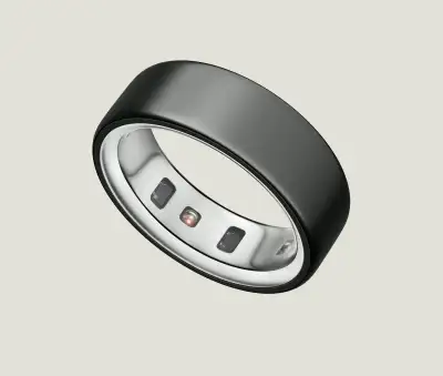 Oura Ring Gen 4 - Stealth Black (Size 10), View more