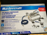 Air Brush Compressor & Air Brush Kit New in Box