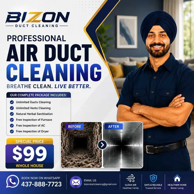 Truck Mounted Air Duct Cleaning Service - $99
