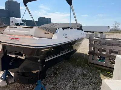 Boat and trailer as is