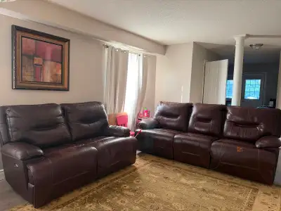 Genuine Leather reclining Sofa and sectional, View more