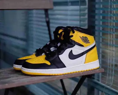 New Jordan 1 Retro Yellow Toe Size 10.5, View more