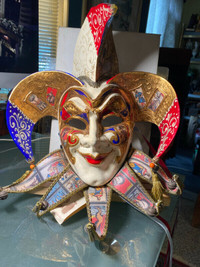 Old La Gioia Venetian Mask / Carnival - Plaster & Paper