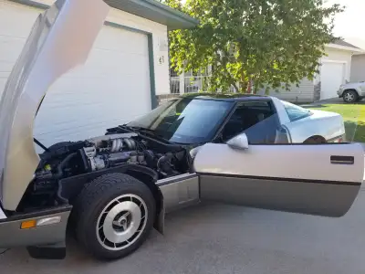 1985 Corvette hatchback coupe for sale 41 years old with only 70,500 original km driven. Always stor...