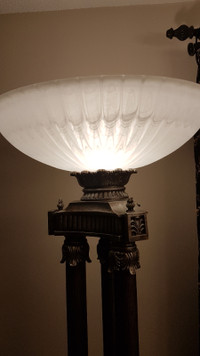 Four column floor lamp