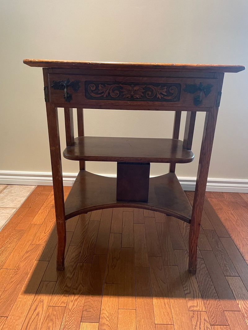 Antique table with drawer Coffee Tables Calgary Kijiji