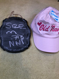 Brand NEW Old Navy Girls pink baseball cap - MED fits age 6/8