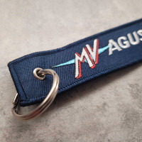Embroidered MV Agusta keychain / Porte-clé brodé MV Agusta