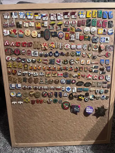 1988 Olympic, NHL and more Pin Collection must go OBO, View more