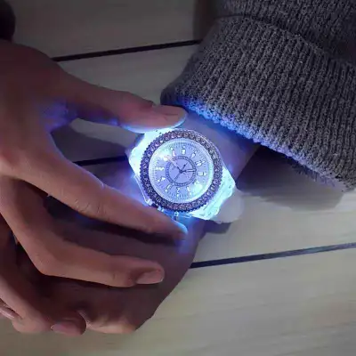 LED Light-Up Rhinestone Fashion Watch, View more