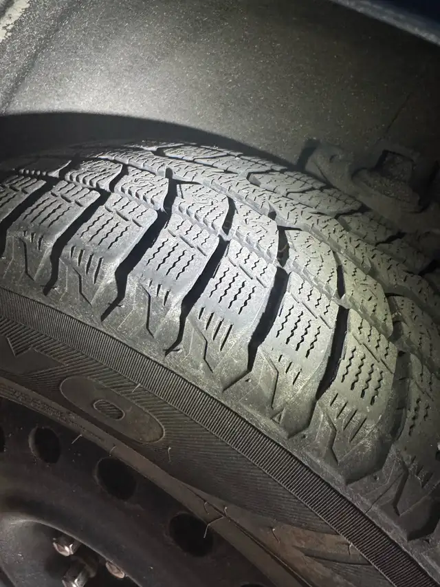 235/60R18 winter tires on 5x108 bolt pattern steel rims - used in Tires & Rims in City of Toronto - Image 3