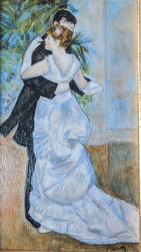DANSE À LA VILLE  (Originale de Renoir 1883)