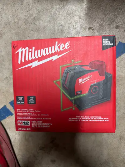 Milwaukee green laser 3622-20, View more