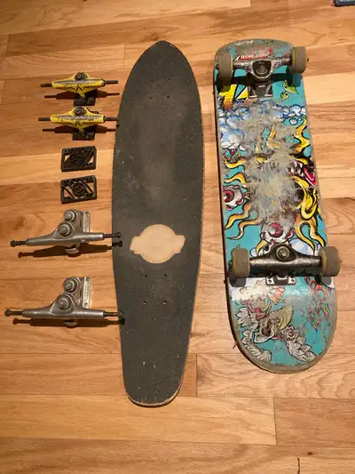Skateboard et longboard