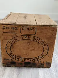 Vintage Canadian Butter Box
