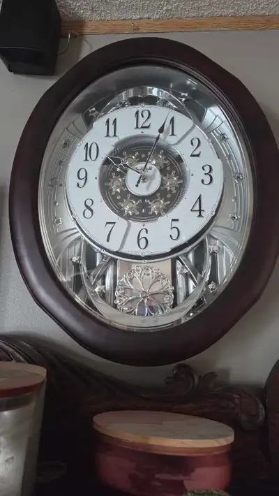 Anthology Espresso Rhythm Clock, View more
