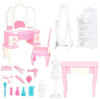 Dollhouse Furniture and Accessories Playset