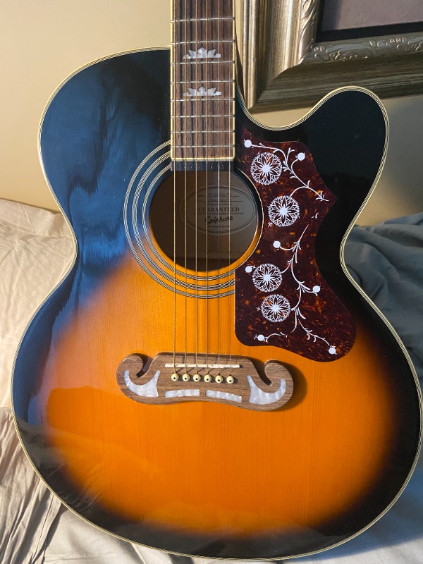 NEW PRICE..EPI J200..SELL OR TRADE 500 SOLD TO A NICE PERSON Guitars