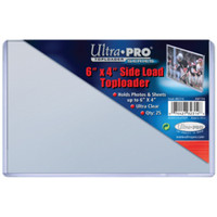Ultra Pro ... 6" x 4" .. TOP/SIDE LOADERS .. by bundle (25) ONLY