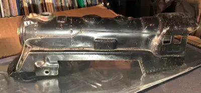 Vintage O Scale Black Painted Metal Locomotive Body only, View more