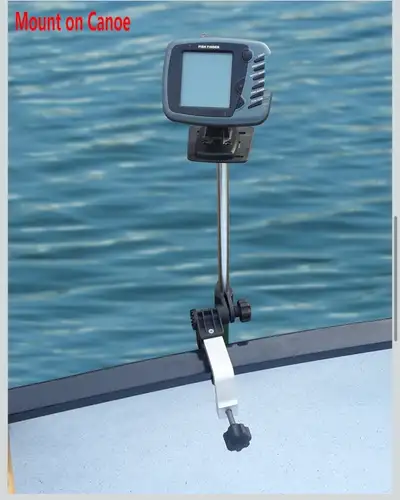 This is an awesome portable transducer pole (pole is 32” long ) that you can use on your small craft...