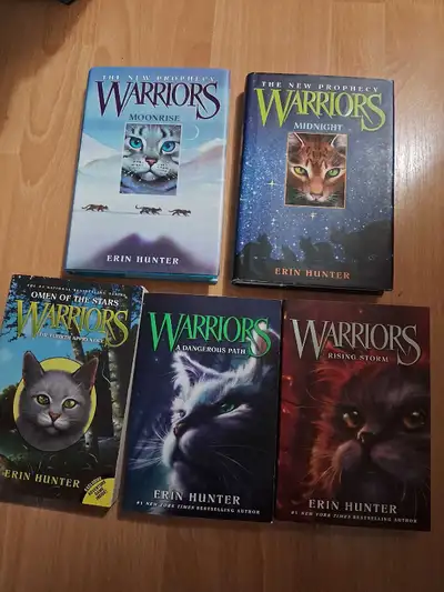5x WARRIORS CATS BOOKS, View more