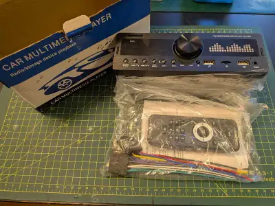 Seems to power up, but I sold the car before I could get around to installing it. Still new in box.