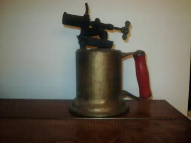 2 - Antique “ BUTLER -100 “ BRASS BLOWTORCH - GAS63417654818177123