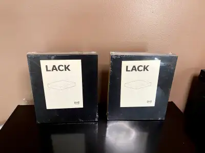 3 LACK Shelves - 2 New/1 Used, View more