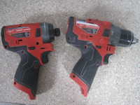 milwaukee m12 drill and impact driver in great condition