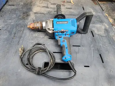 Mastercraft 9A Low-Gear Corded Variable Speed Drill Mud Mixer, View more