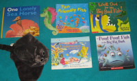 Sea Horse & Fish  Books & stuffies for the Primary Reader