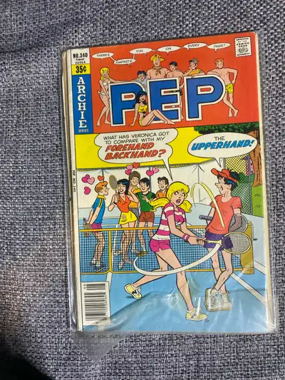Own a piece of comic history with Archie's Pep No. 340! This vintage comic book features the classic...