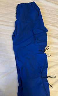 Parachute Pants- Royal Blue Cargo Stlye