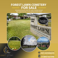 FULL LIST (UPDATED): GRAVE PLOTS FOR SALE AT FOREST LAWN CEMETER