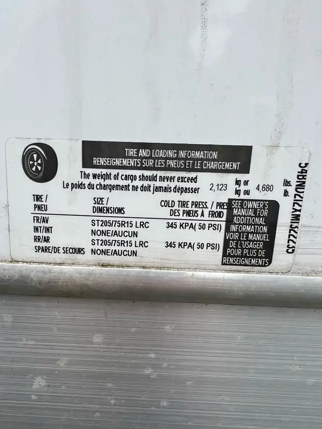 2021 NEO Aluminum Frame 18’ trailer in Cargo & Utility Trailers in Miramichi - Image 9