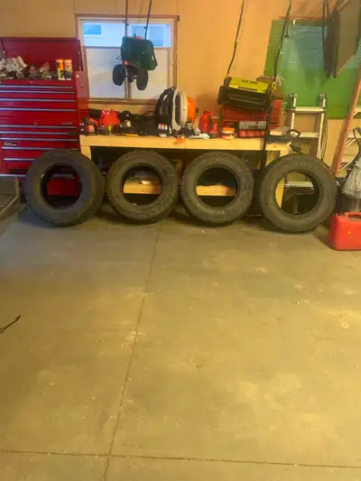General grabber All weather tires LT 275/70 R18 125/122 Load Rating. used one season, sold truck don...