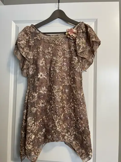 Gold lace Dance costume, View more