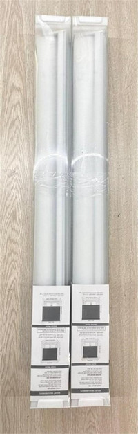White Cordless Roller Shades 25 x 72 Inches (Set of 2)