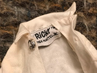 Vintage Ricky Mattel Clothing - Saturday Show White, Shirt 1964