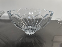 Vintage Crystal Bowls- beautiful holiday serve ware