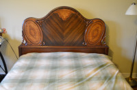 Bed – double with mattress French Colonial Style
