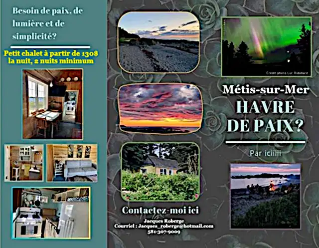 Chalet à louer à Métis sur Mer in Quebec in Canada - Image 2
