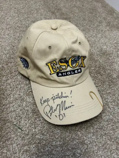 Signed Pete Mania (2001) Esox cap, View more