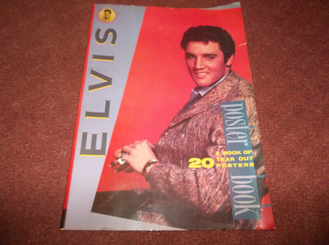 ELVIS POSTER BOOK 1987 A TEN YEAR TRIBUTE in Arts & Collectibles in Belleville