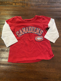 Girl Canadiens shirt 
